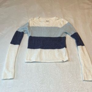 Abercrombie Kids Super Stretchy Blue Striped Sweater Size 9/10